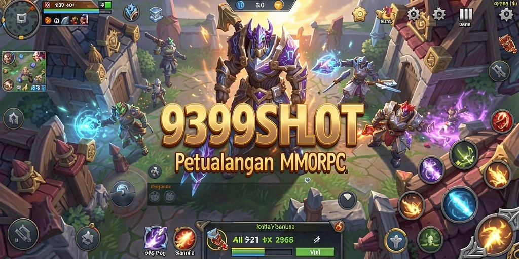 Tampilan gameplay seru di dunia MMORPG 9399SLOT.