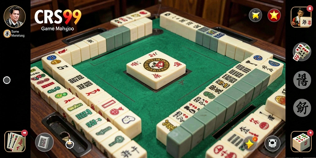 Tampilan menarik dari gameplay Mahjong di CRS99.