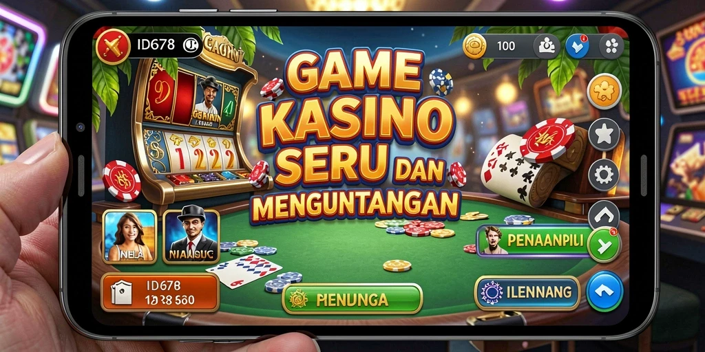 Screenshot ID678 menampilkan gameplay mendebarkan dengan grafik Kasino yang menawan.