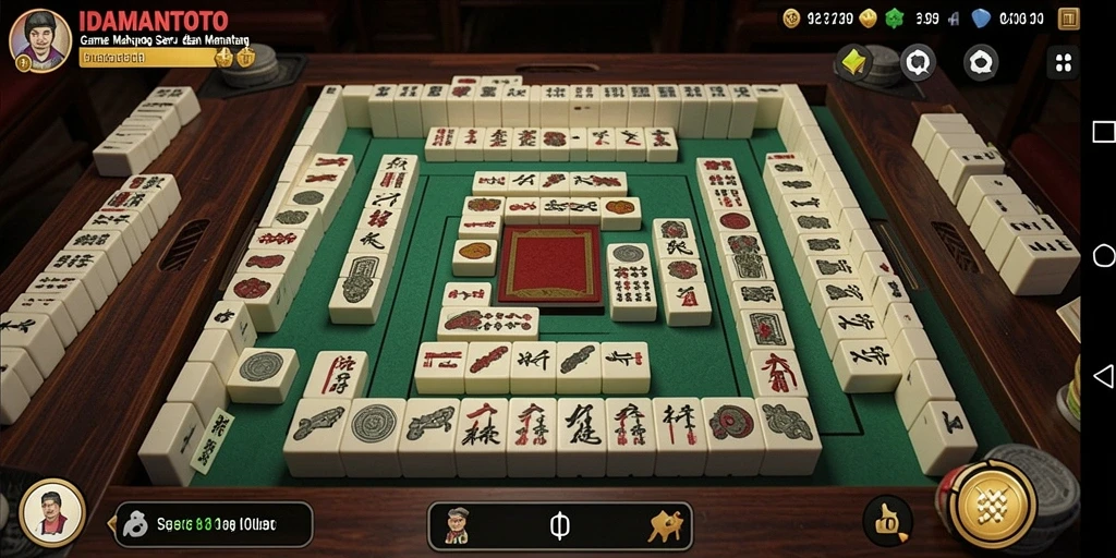 Gameplay Mahjong yang menantang dan seru di IDAMANTOTO.