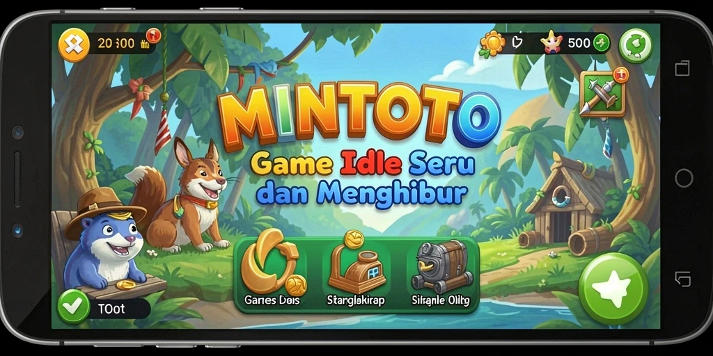 Tangkapan layar MINTOTO menampilkan gameplay Idle yang menarik dan interaktif.