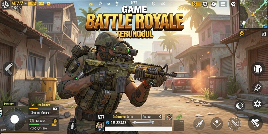 Tangkapan layar gameplay MT777 yang menegangkan dan intens.