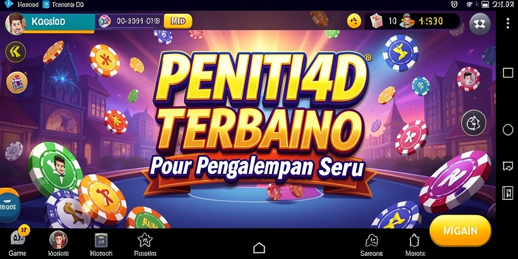 Tampilan gameplay kasino yang menarik dan mendebarkan di PENITI4D.