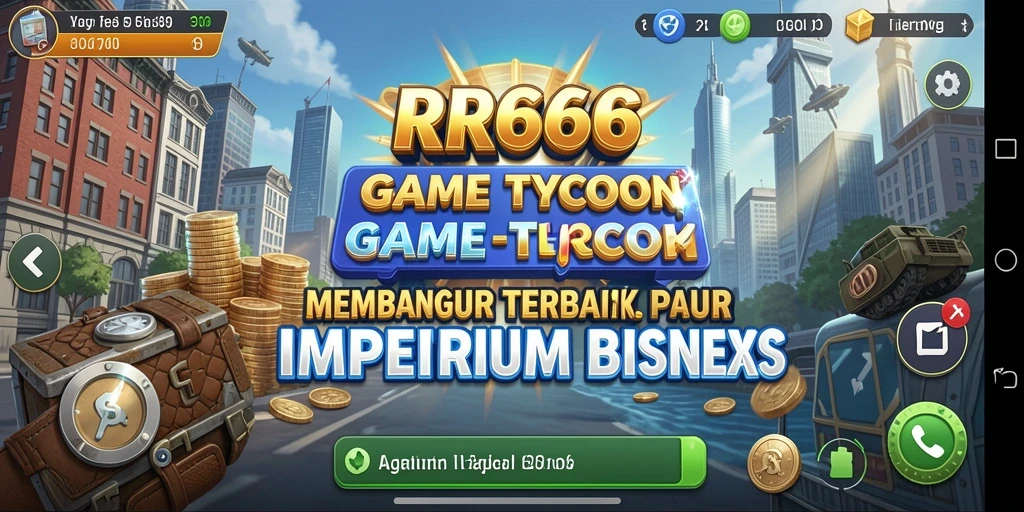 Gameplay Tycoon yang menarik dan penuh strategi.
